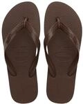Havaianas Top Color Unisex FlipFlop Dark Brown 33 EU