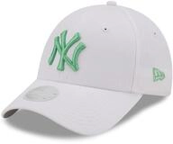 New Era New York Yankees MLB League Essential White Green 9Forty Adjustable Women Cap