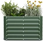blumfeldt High Grow Straight Hochbeet, 600 L Gartenbeet aus Galvalume-Stahl f&uuml;r