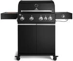 BURNHARD&reg; Gasgrill 4-Brenner, 21,2 kW Gesamtleistung, Infrarot-Keramikbrenner,