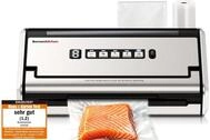 Bonsenkitchen Vakuumierger&auml;t, 5mm Breitversiegelung auslaufsicher, Edelstahl,