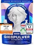 MADAME CASTELLA Gie&szlig;pulver Wei&szlig; 900g [ULTRAWEI&szlig;] Gips zum Gie&szlig;en | Lufth&auml;rtendes