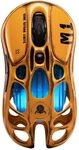 GravaStar Mercury M1 Pro Kabellose Gaming Maus- Gelb | 26.000 DPI, PAW3395 Sensor,