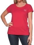 Elbsand Damen T-Shirt Kurzarmshirt Rundhals ESWRagne 70429 00 Barberry (4580) M
