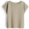 OPUS Damen Kurzarmshirt | Jerseyshirt aus nachhaltigem BCI Cotton Regular Fit Pale