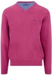 FYNCH-HATTON Feinstrickpullover aus Reiner Baumwolle mit V-Ausschnitt Malaga/M