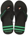 Tommy Hilfiger Flip-Flops f&uuml;r Herren Strandbad-Hausschuh mit Spitze aus