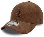 New Era MLB Properties Cord Dodgers Cap Basecap Baseballcap Baumwollcap Cordcap