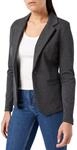 ICHI IHKATE BL Damen Blazer Kurzblazer Jacke Ein-Knopf-Blazer mit Stretch und