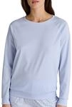 CALIDA Favourites Langarmshirt Damen, aus Baumwolle, pflegeleicht, mit Soften