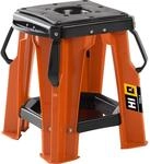 hi-Q Tools Werkstatt-Hocker - Standsicher bis 200Kg - Mit Werkzeugablage