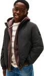 Tommy Hilfiger Jungen &Uuml;bergangsjacke Padded mit Kapuze, Schwarz (Black), 3 Jahre