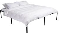 CLP Metallbett Hamlin mit Lattenrost I Stabiles Bettgestell mit Stauraum I...