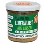HEDI Vegane Art Bio Leberwurst mit R&ouml;stzwiebeln 150g