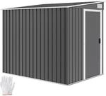 Outsunny Metall Ger&auml;tehaus 2,81m&sup2; 154x206,5x181 cm Ger&auml;teschuppen mit...