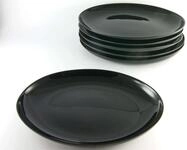 Creatable, 22844, Serie Italien Party Black, 6-teiliges Geschirrset f&uuml;r 6...