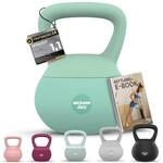 NEOLYMP Soft Kettlebell bodenschonend & leise - sto&szlig;d&auml;mpfende Kugelhantel mit