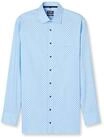 OLYMP Herren Oberhemd Langarm 120784,Rotationsdruck,Modern Fit 20,New Kent,bleu 11,45