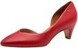 Tamaris Damen Pumps mit Trichterabsatz Leder, rot, 36 EU