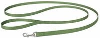 hundeleine - ziggi kaki - 200 cm x 25 mm - Nylon hundeleine - karabinerhaken mit