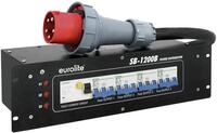 EUROLITE SB-1200B Stromverteiler | Praktischer 63-A-Stromverteiler im 483-mm-Geh&auml;use
