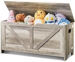 VEVOR Kindersitzbank Spielzeug Aufbewahrungsbank, Sitzbank mit Stauraum Kinder