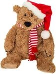 Teddy Hermann Herzekind 94610 Braunb&auml;r Howard Christmas Edition 34 cm, Kuscheltier,