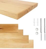 Natural Goods Berlin 1x Schweberegal Eiche - Regal 20 cm tief - Wandregal K&uuml;che -