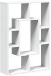 vidaXL B&uuml;cherregal Wei&szlig; 63 x 20 x 90 cm Holzwerkstoff