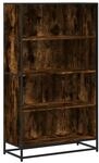 vidaXL B&uuml;cherregal, B&uuml;cherschrank Regal mit Stauraum, Standregal f&uuml;r Wohnzimmer