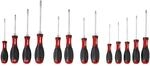 STIER Schraubendreher-Satz Big Pack 13-teilig mit Schlitz-, Phillips-, Pozidriv- und