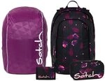 Satch Air Streetwalk Edition Schulrucksack Set 4tlg. inkl. Etui, B&ouml;rse, Regenh&uuml;lle