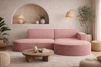 Kaiser M&ouml;bel - Ecksofa mit Wohnlandschaft, Eckcouch L-Form, Sofa 3-sitzer,