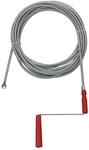DEMA Stahl Rohrreinigungsspirale 10m DRRS 10 &ndash; Rohrreinigungswelle,