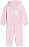 adidas Unisex Baby ESSENTIALS TRACKSUIT, clear pink/white/white, 3-4 Years