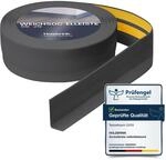 HOLZBRINK Weichsockelleiste selbstklebend PVC 50x20mm, 20 m | Winkelleiste f&uuml;r