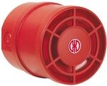 WERMA Mehrtonsirene WM 32 T&ouml;ne 110-240 VAC, rot, 14015060