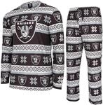 FOCO NFL Winter Xmas Pyjama Schlafanzug Las Vegas Raiders - S