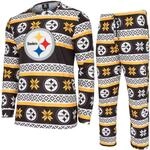 FOCO NFL Winter Xmas Pyjama Schlafanzug Pittsburgh Steelers - S