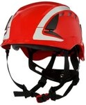 3M SecureFit Schutzhelm, X5005V-CE, rot, bel&uuml;ftet, reflektierend, CE
