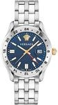 Versace Herren Analog Armbanduhr Greca Time GMT