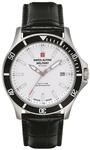 Swiss Alpine Military Herren Uhr Analog Quarz 7022.1532SAM Leder