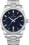 Paul Rich Herren Uhr Legacy Silver Blue Aventurine - 40mm Silber/Aventurin blau