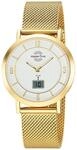 Master Time Funk Quarz Damen Uhr Analog-Digital mit Edelstahl Milanaise Armband