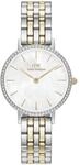Daniel Wellington Petite 5-Link Bezel Uhr Damen, 28mm Damen Uhr