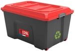 Sundis Locker, Aufbewahrungsbox mit deckel, 135 L, mit clips, aus recyceltem