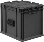 PROREGAL Eurobox NextGen Portable | HxBxT 33,5x30x40cm | 30 Liter | Schwarz 