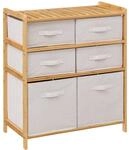 5five - regalm&ouml;bel mit 6 k&ouml;rben Tidy Box Bambus