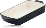 Mahlzeit Gusseisen Auflaufform eckig 3,8 Liter | Blue Berry | Gusseisen...