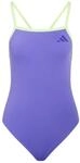 adidas Damen Thin Straps V-Back Swimsuit Swimwear, Solar Purple, 32